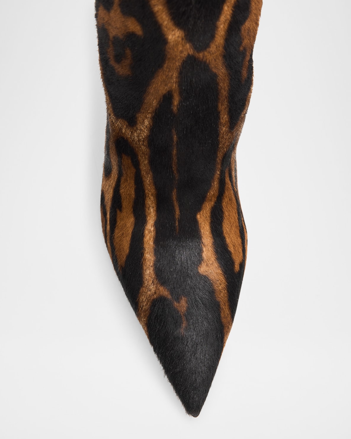 Calf Hair Knee-High Stiletto Boots