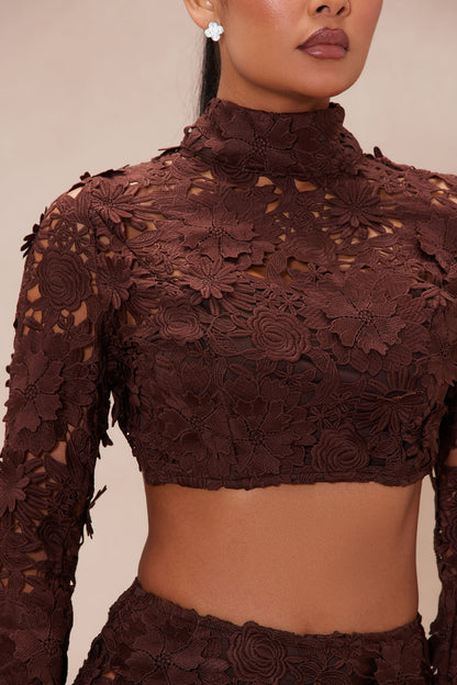 Floral Embroidered Skirt Set