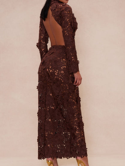 Floral Embroidered Skirt Set