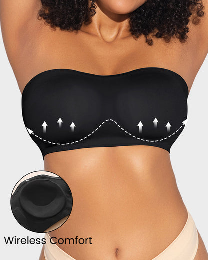 Non-Slip Crossover Side Hook Bra