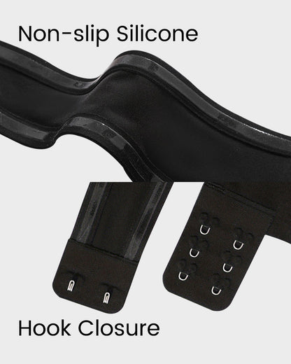 Non-Slip Crossover Side Hook Bra