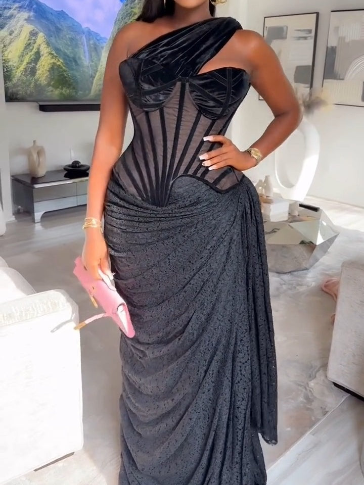 Long Mermaid Evening Gowns