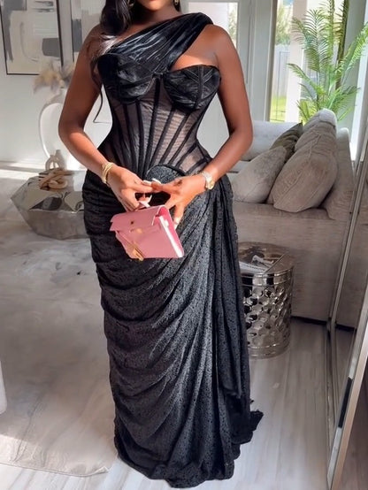 Long Mermaid Evening Gowns