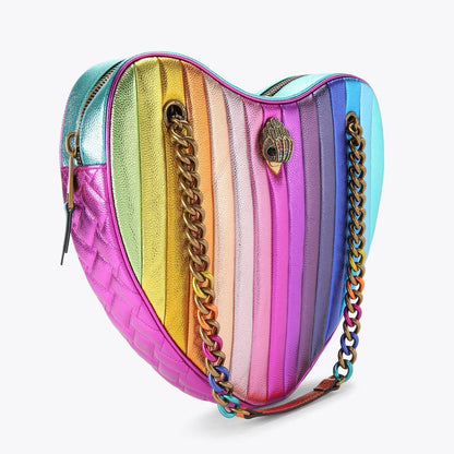 Large Colorful Heart Bag
