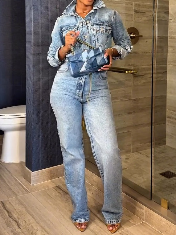 Denim Jumpsuit