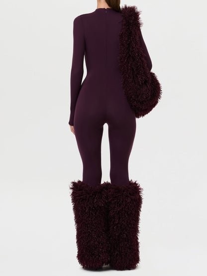 Faux Fur Plush Leg Warmers