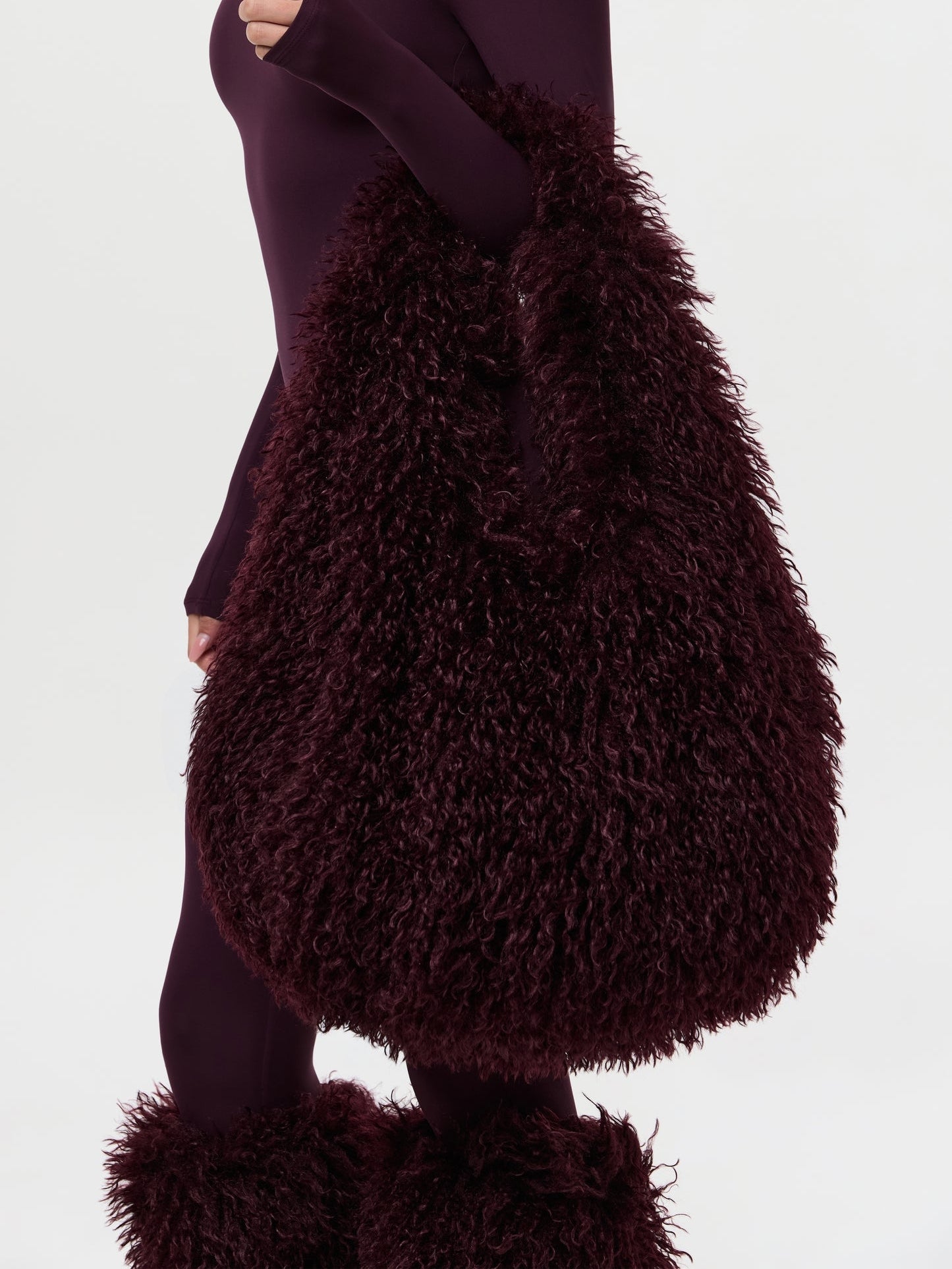 Faux Fur Plush Shoulder Bag