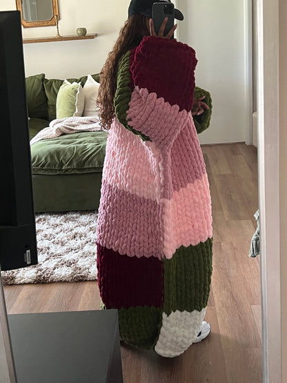 Thickened Sweater Loose Long Cardigan