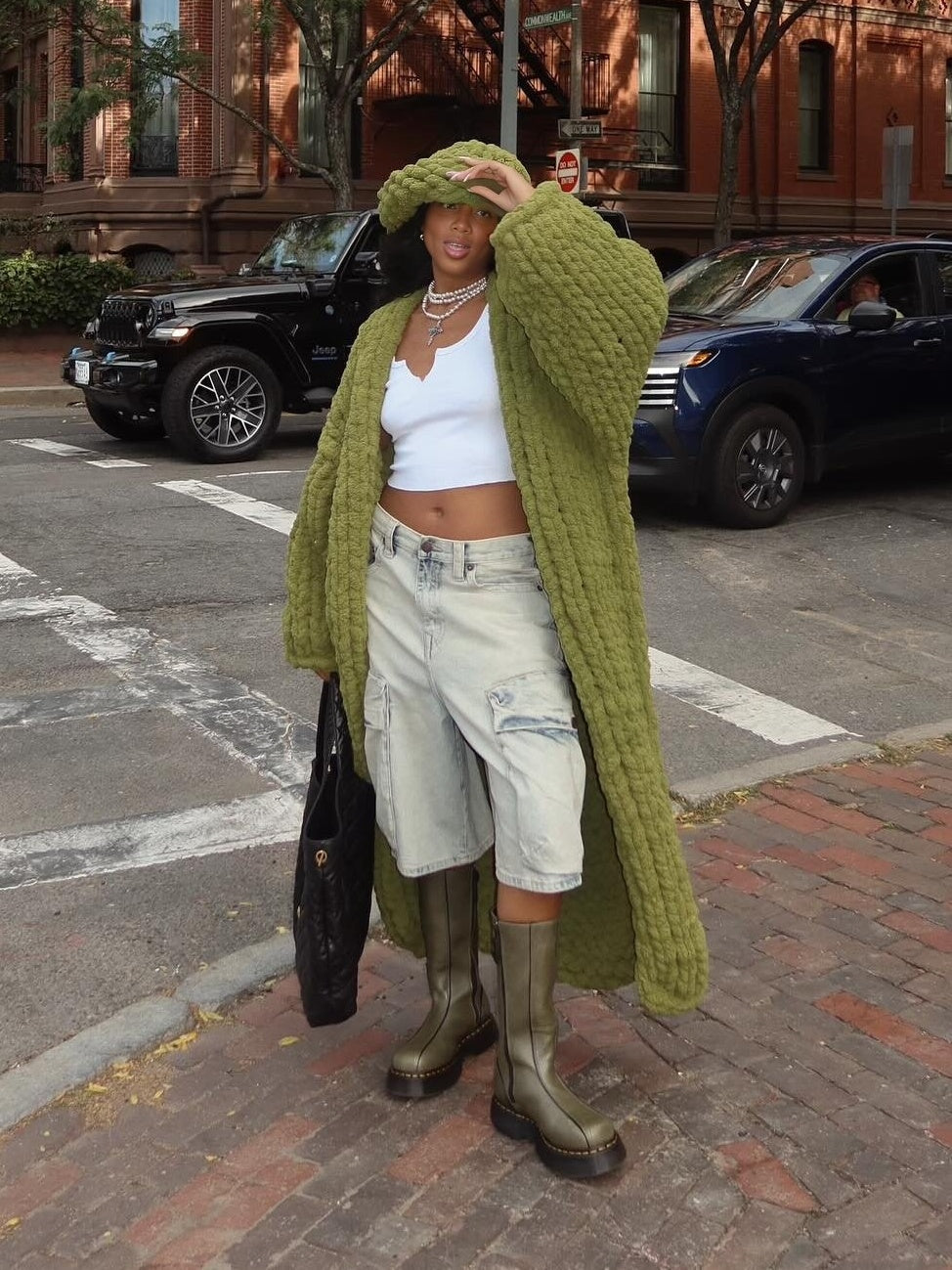 Solid Chunky Bucket Hat