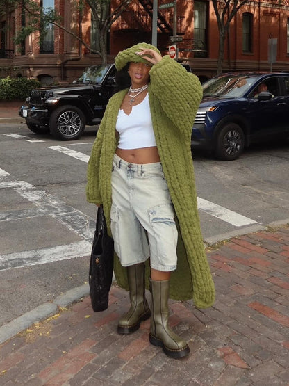 Solid Chunky Bucket Hat