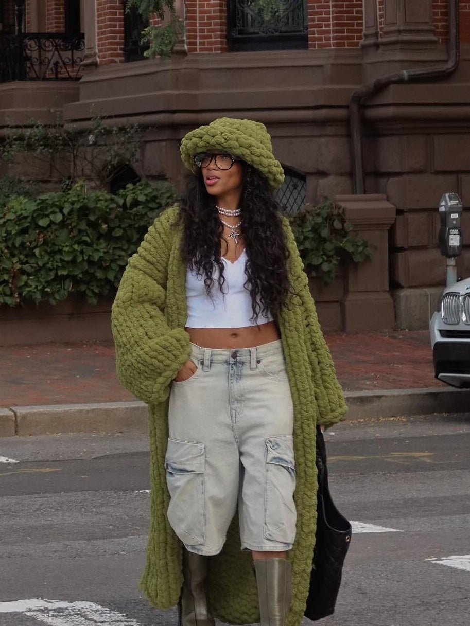 Solid Chunky Bucket Hat
