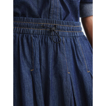 Denim Midi Shirt Dress