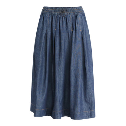 Denim Midi Shirt Dress