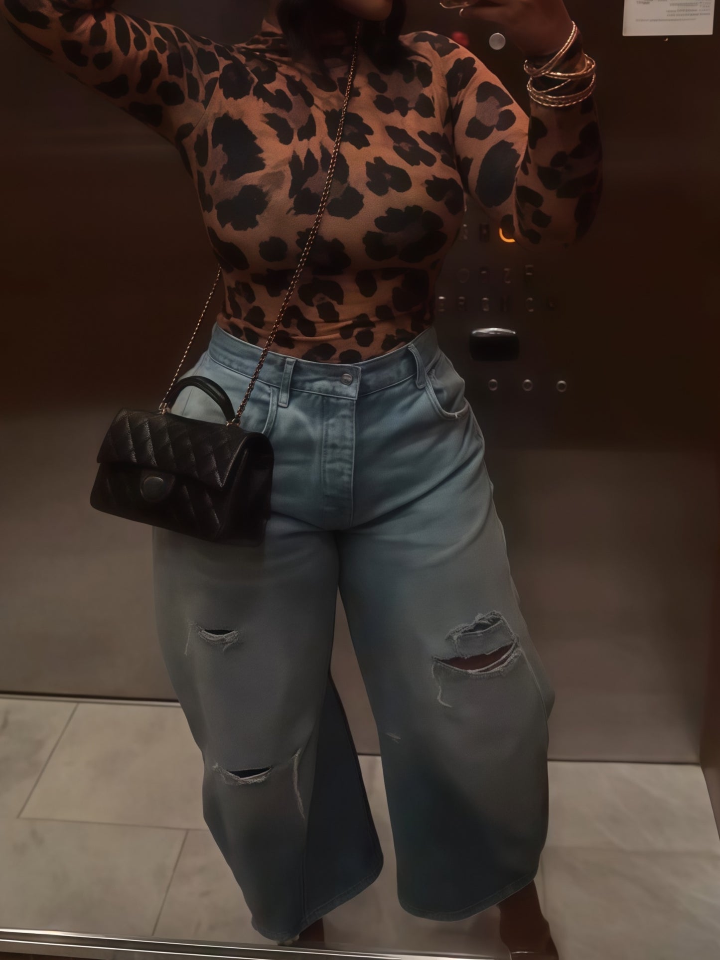 Naked Print Bodysuit