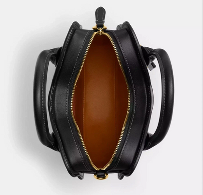 (⏰Last Day Promotion $10 OFF)-Halloween Cat Head Crossbody Bag Purse Black Leather Handbag