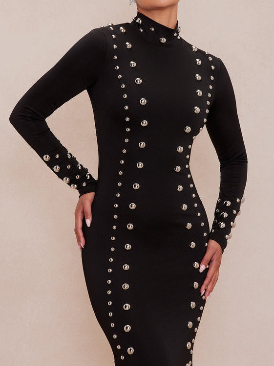 Vixen Studded Maxi Dress
