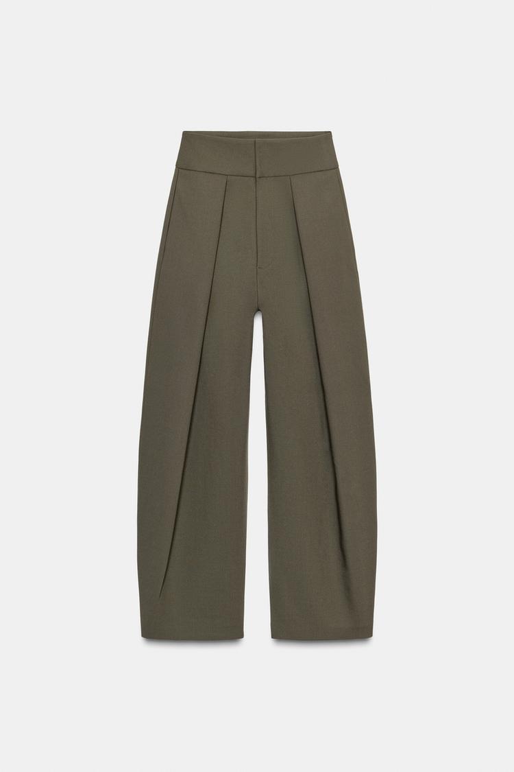 Balloon Trousers With Pleats