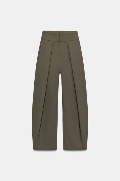Balloon Trousers With Pleats