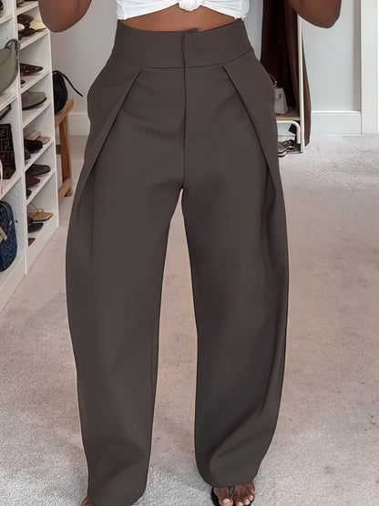 Balloon Trousers With Pleats