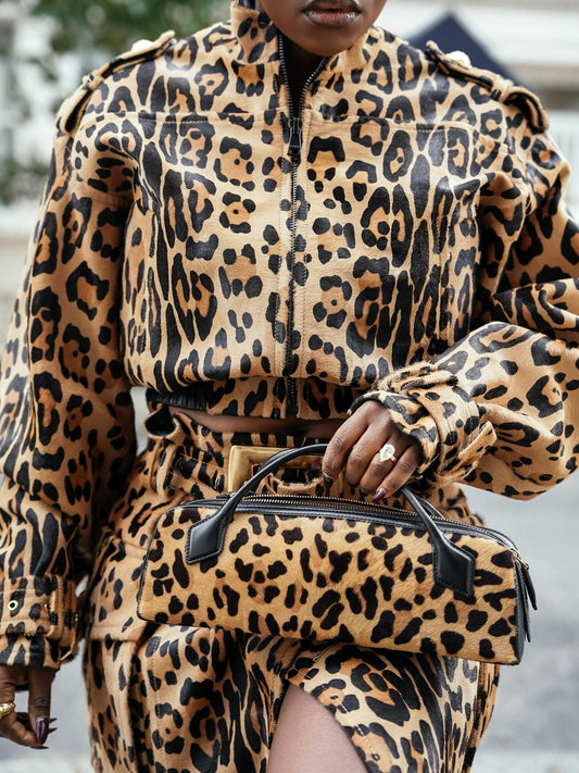 Leopard Print Jacket