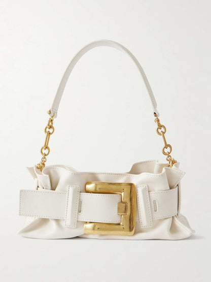 Mini Belted Leather Shoulder Bag
