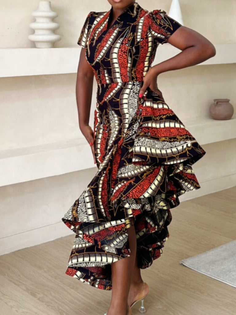 Fringed Textured Dress