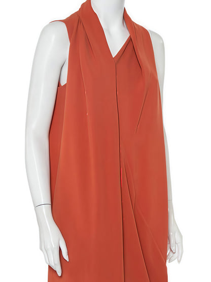 Crepe Asymmetric Draped Set