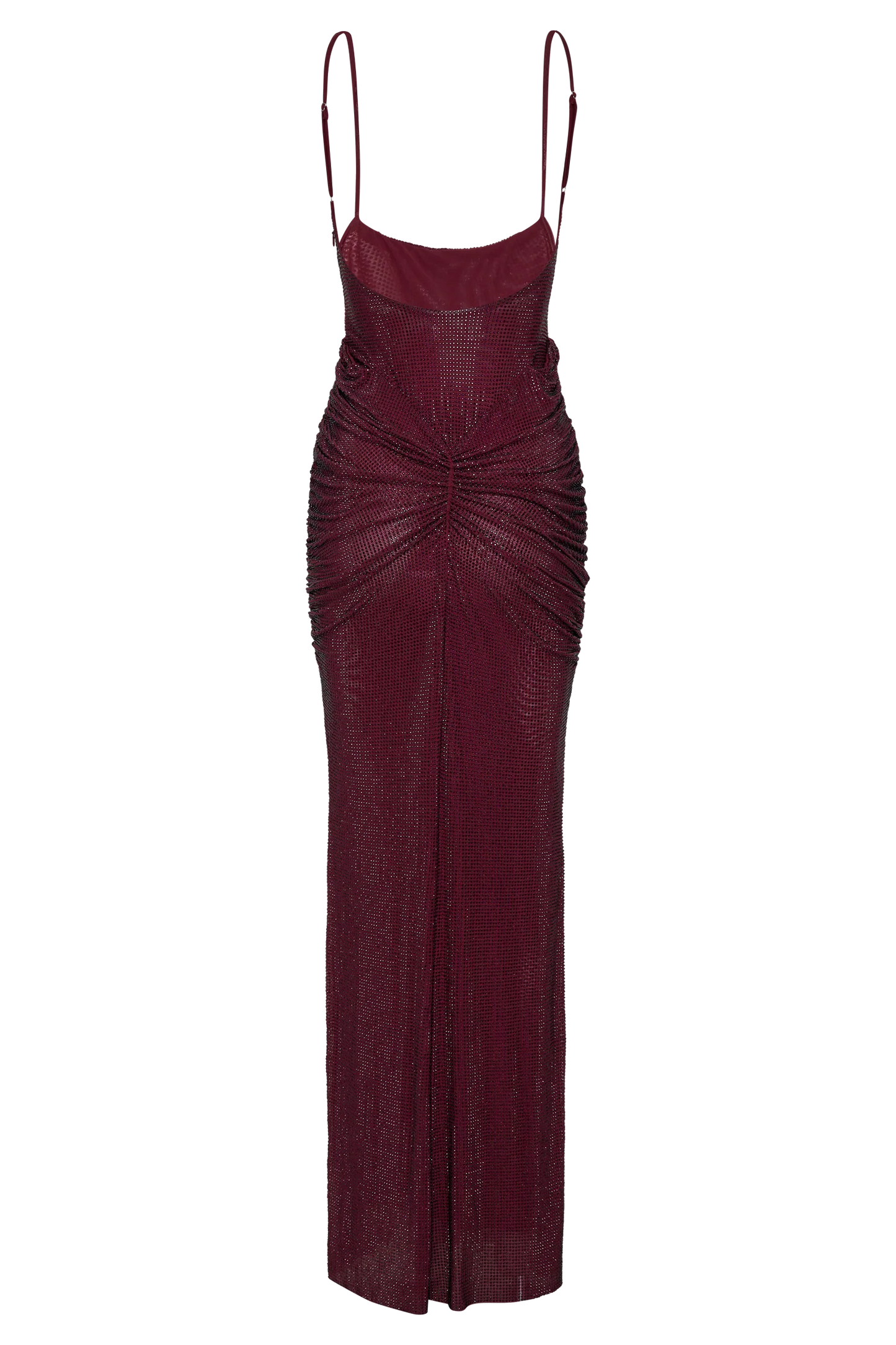 Diamante Satin Maxi Dress