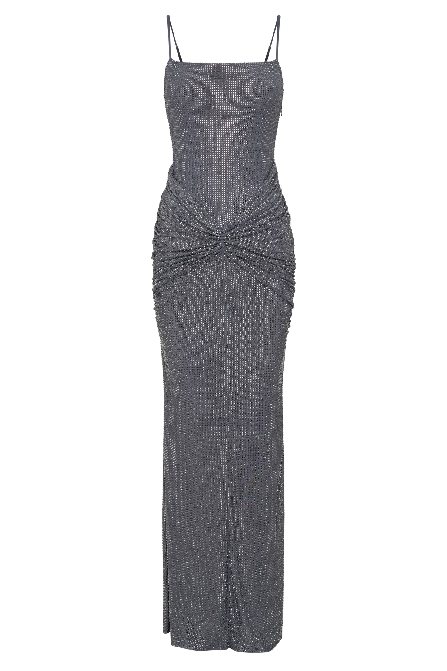 Diamante Satin Maxi Dress