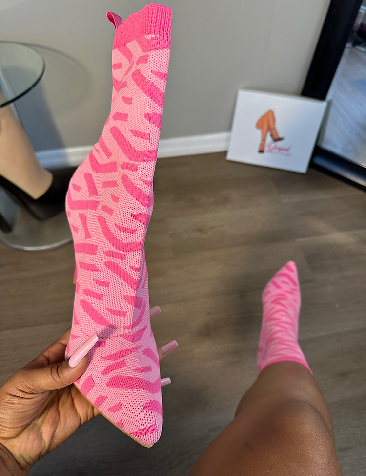 Multi-print Sock Fit Booties