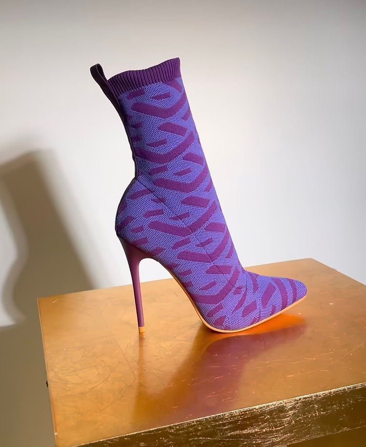 Multi-print Sock Fit Booties