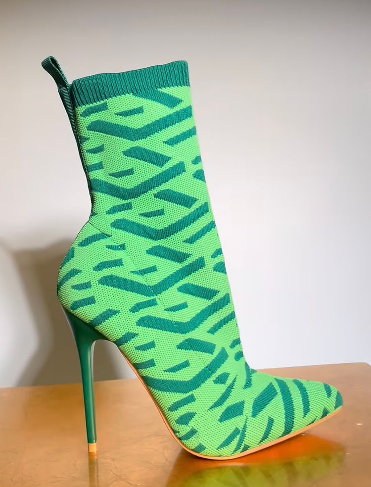 Multi-print Sock Fit Booties