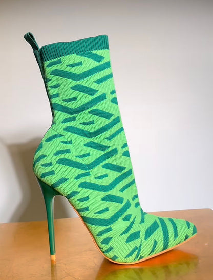 Multi-print Sock Fit Booties