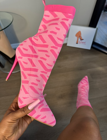 Multi-print Sock Fit Booties