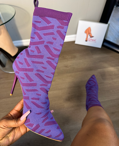 Multi-print Sock Fit Booties