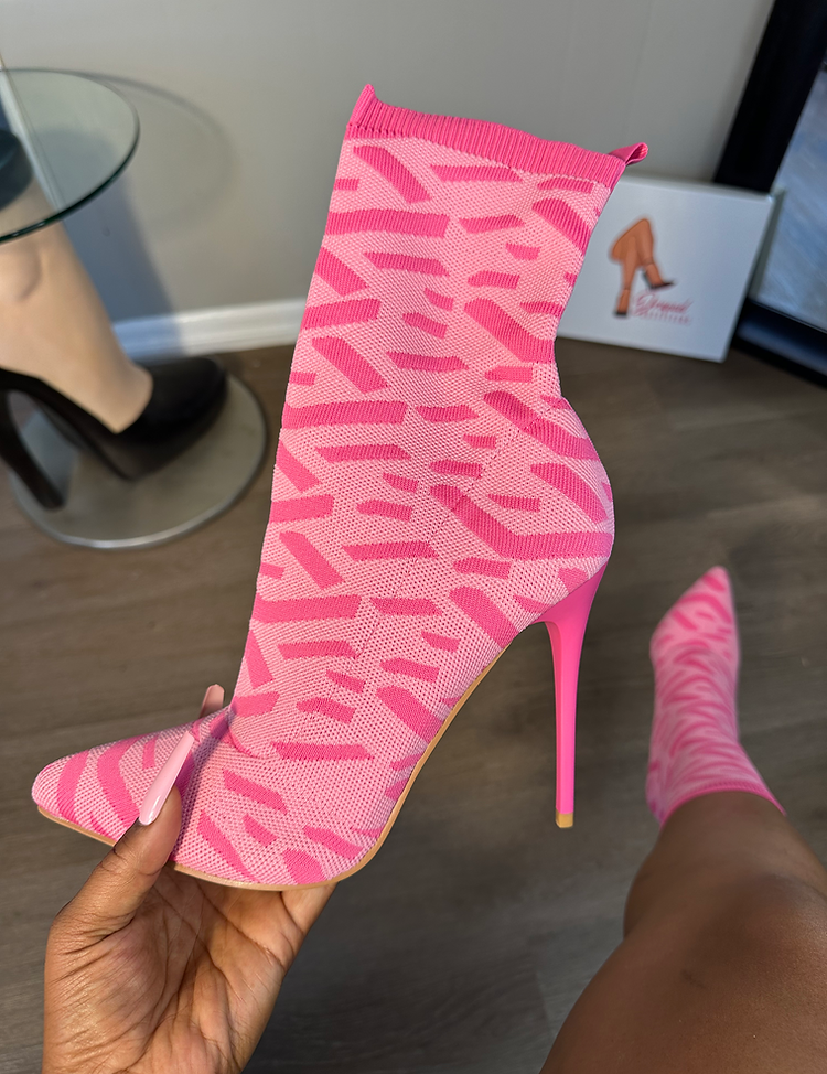 Multi-print Sock Fit Booties