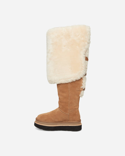 Thigh High Boots Chestnut