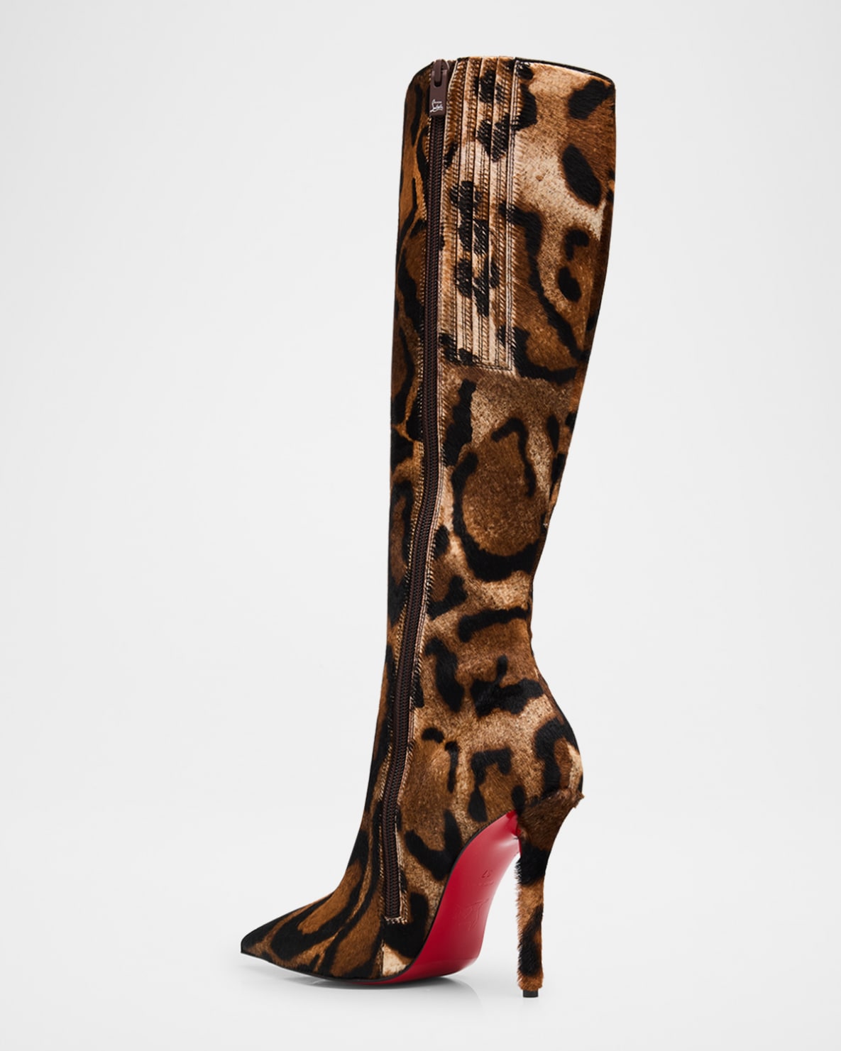 Calf Hair Knee-High Stiletto Boots