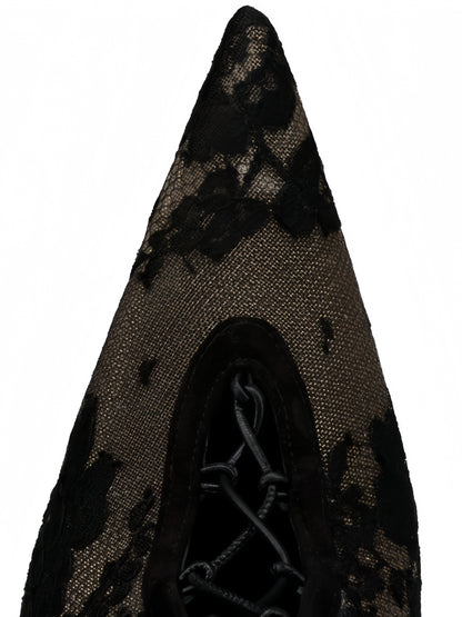 Midnight Lace Over-the-Knee Boots