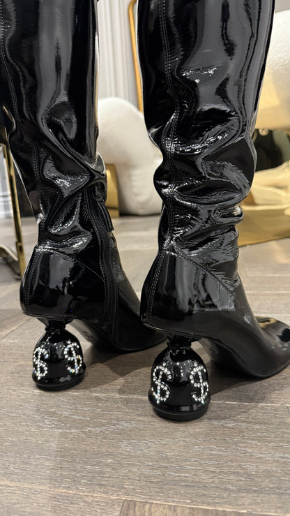 Stretch Thigh High Boot