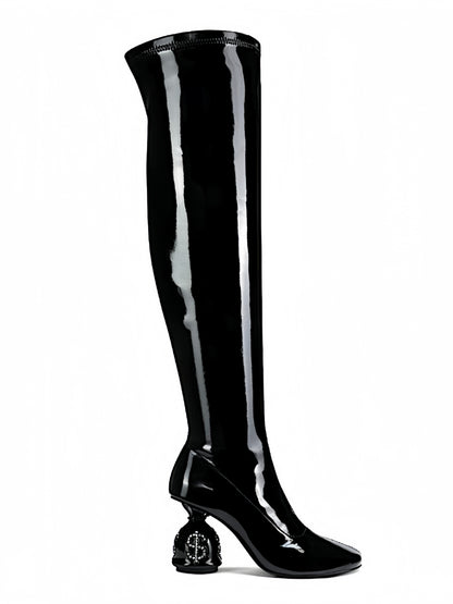 Stretch Thigh High Boot