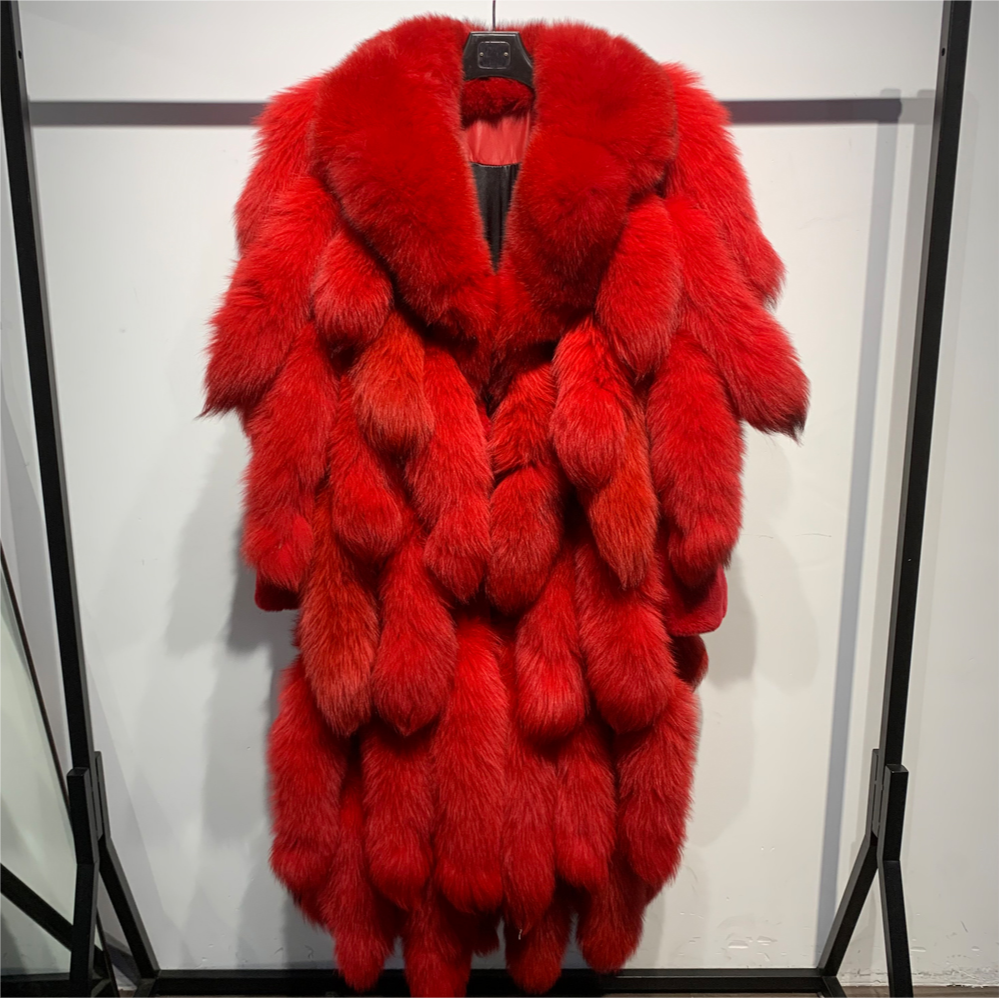 Long Fur Warm Coat