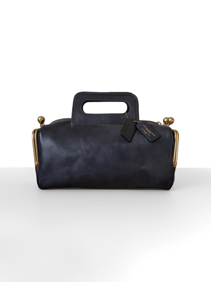 Double Entry Satchel Bag