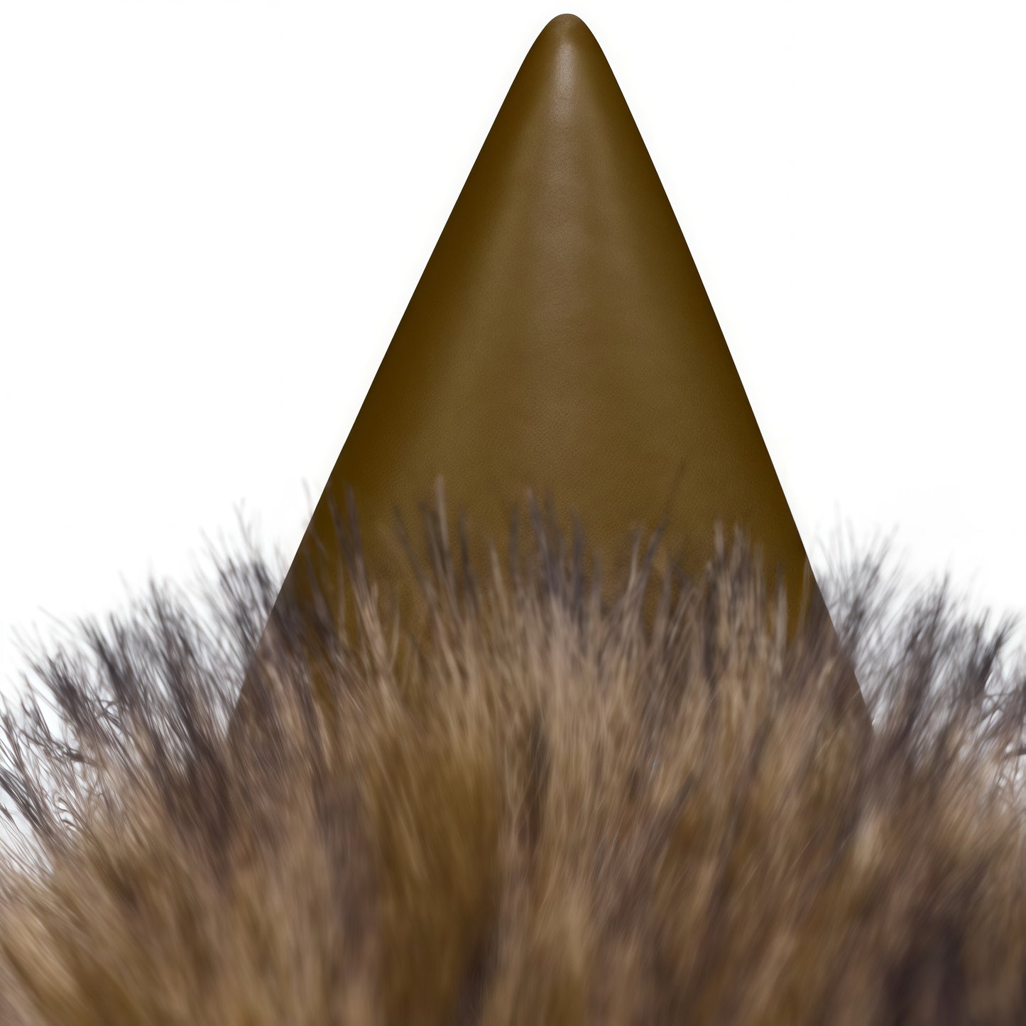 Sleek Stiletto Fur-Trimmed Knit Boot