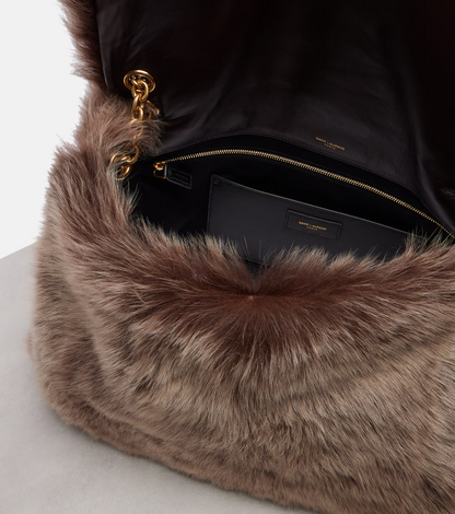 Jamie 4.3 Large Shearling Shoulder Bag