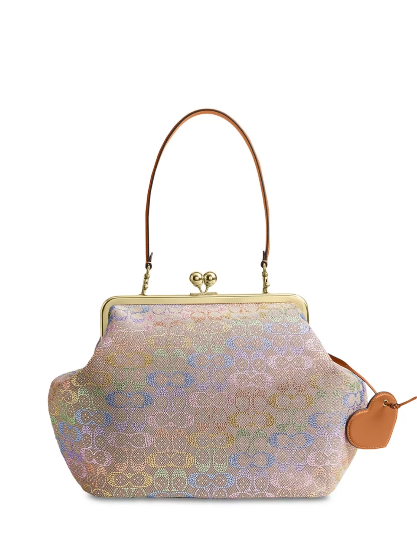 Crystal Jacquard Hobo Bag