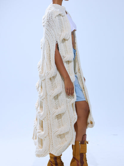 Textured Chunky Knit Sweater