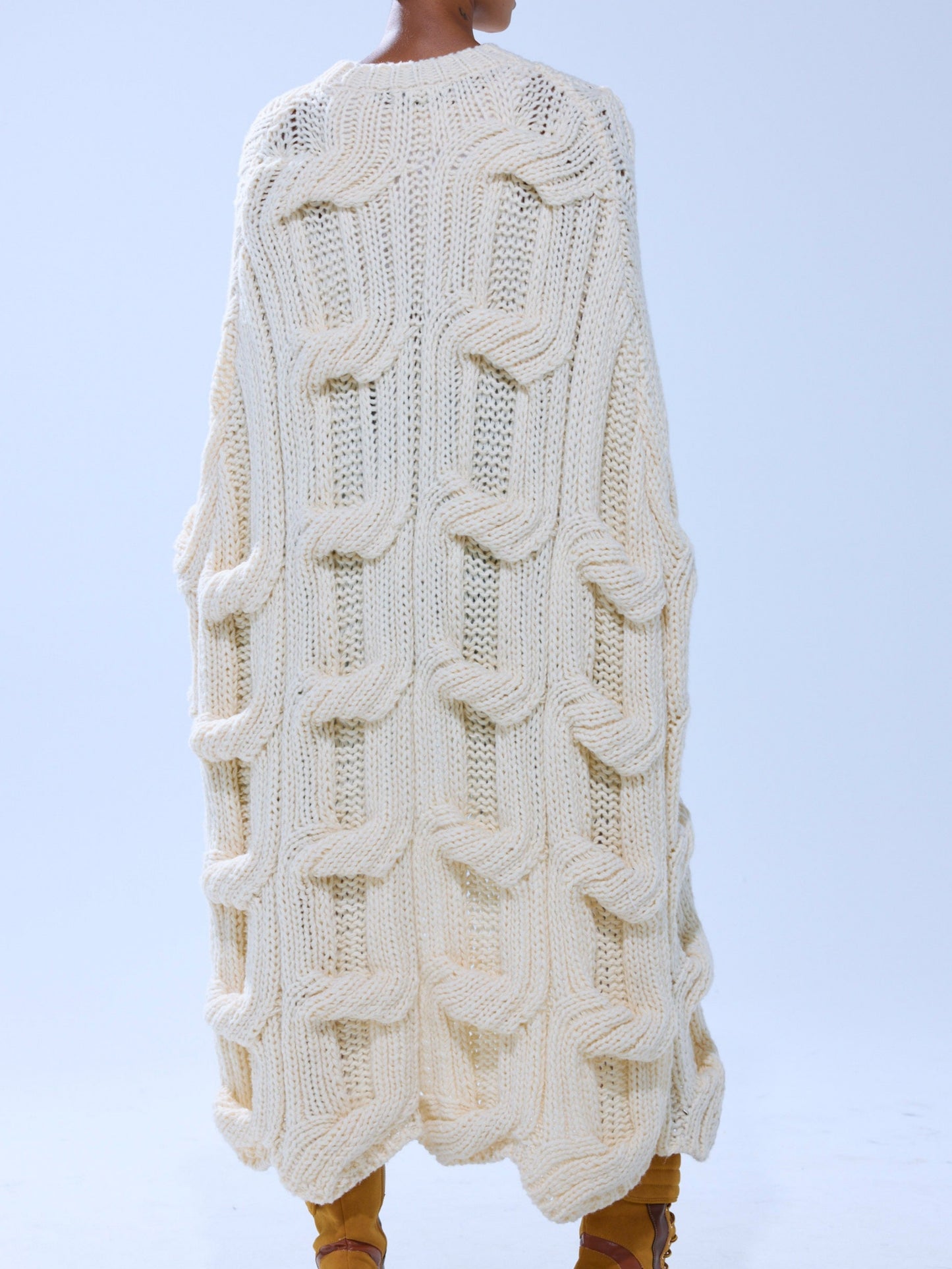 Textured Chunky Knit Sweater