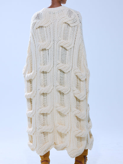 Textured Chunky Knit Sweater