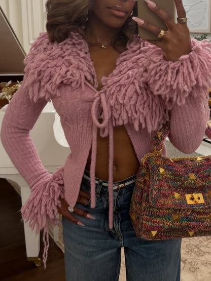 Pinkling Embroidered Cardigan